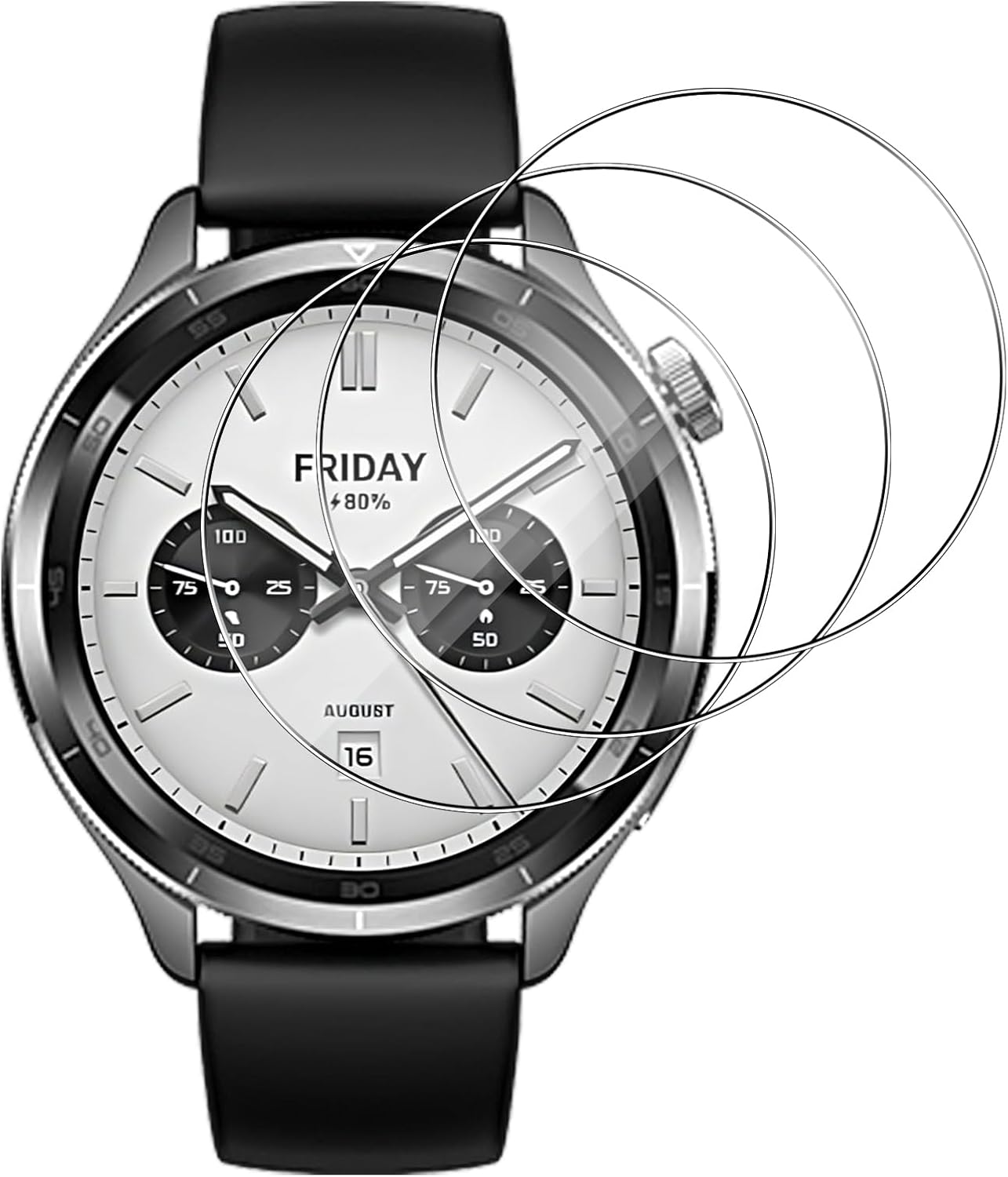 3PCS Tempered Glass Smartwatch - Xiaomi Smartwatch Accessories ulasan dan harga