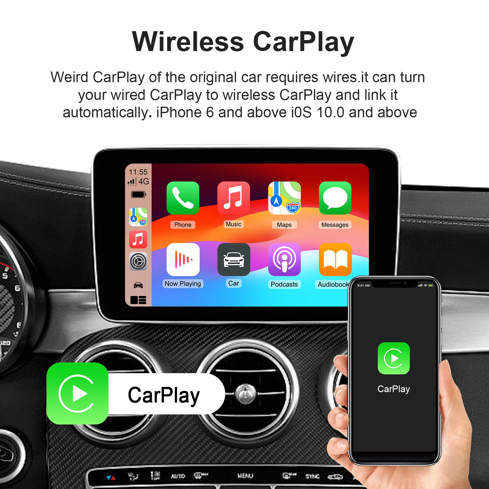 Hot Android 11 CarPlay AI Box  - Smartwatch Universal ulasan dan harga