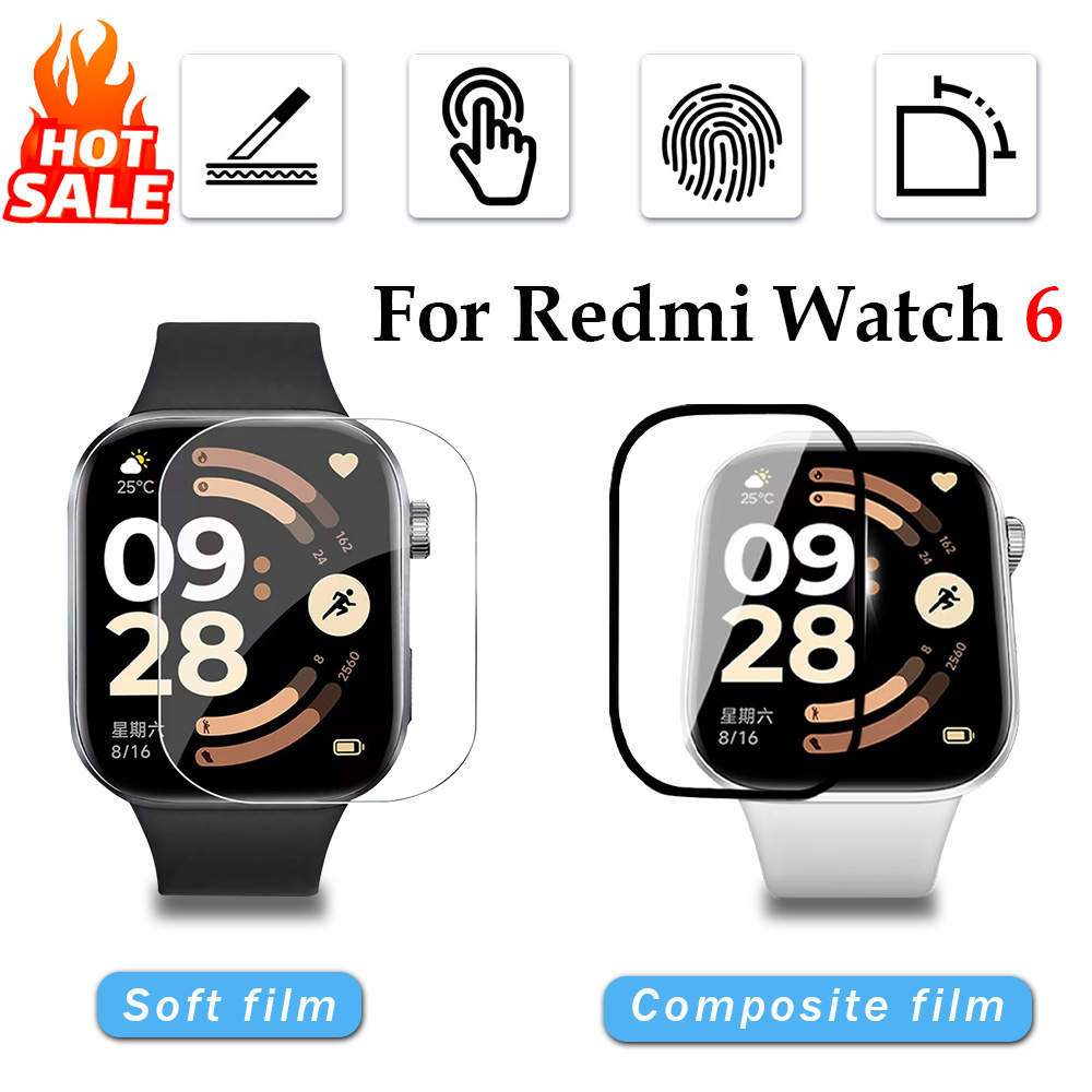 1-5Pcs Soft Film for Xiaomi Re - Xiaomi Smartwatch Accessories ulasan dan harga