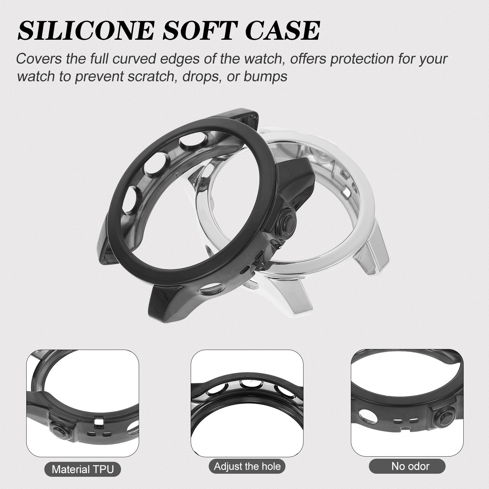 2Pcs Smartwatch Protective Cas - Smartwatch Case ulasan dan harga