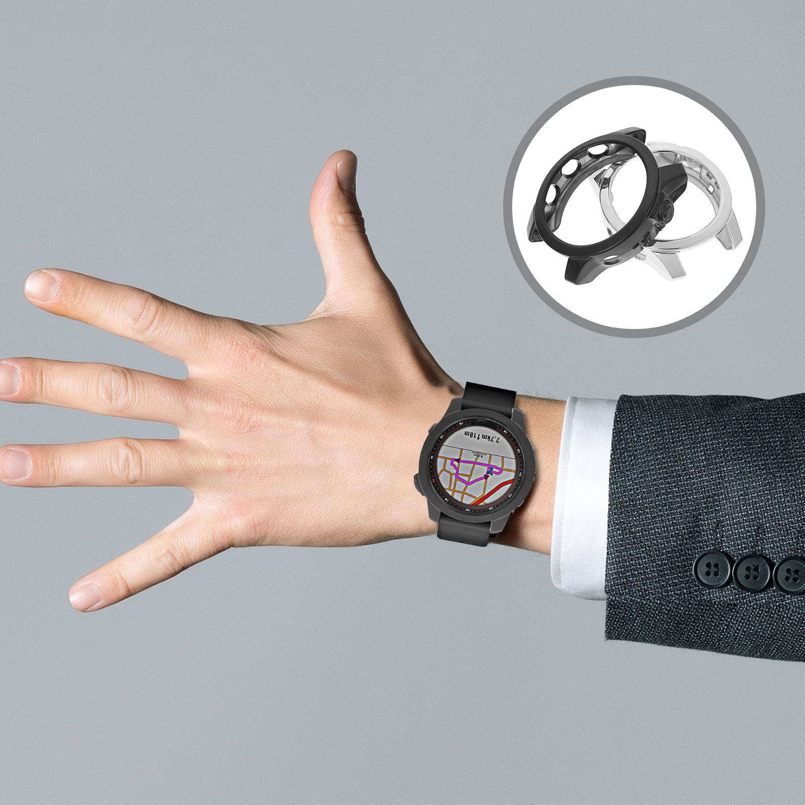 2Pcs Smartwatch Protective Cas - Smartwatch Case ulasan dan harga