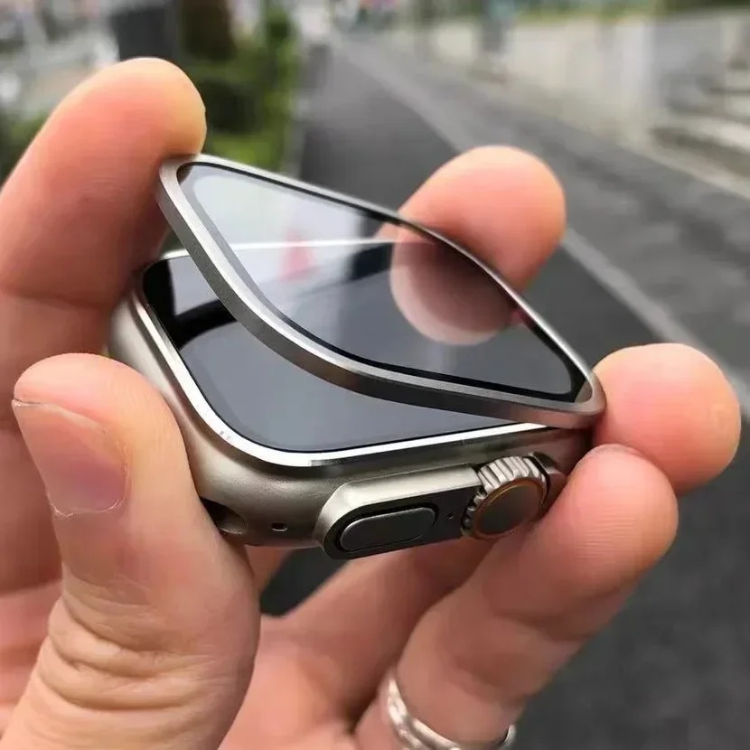 Tempered Glass for Apple Watch - Smartwatch Case ulasan dan harga