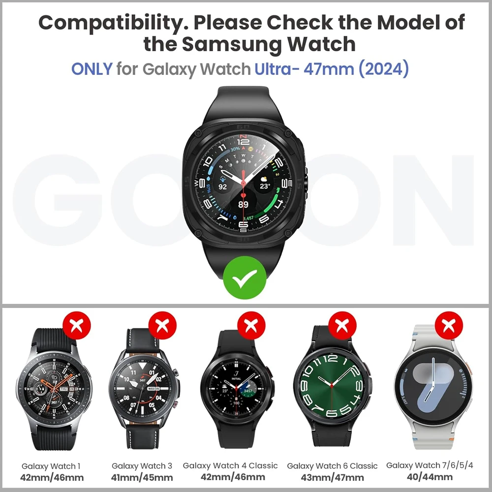 Glass+Cover for Samsung Galaxy - Watch Case Bumper ulasan dan harga