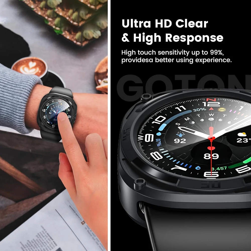 Glass+Cover for Samsung Galaxy - Watch Case Bumper ulasan dan harga