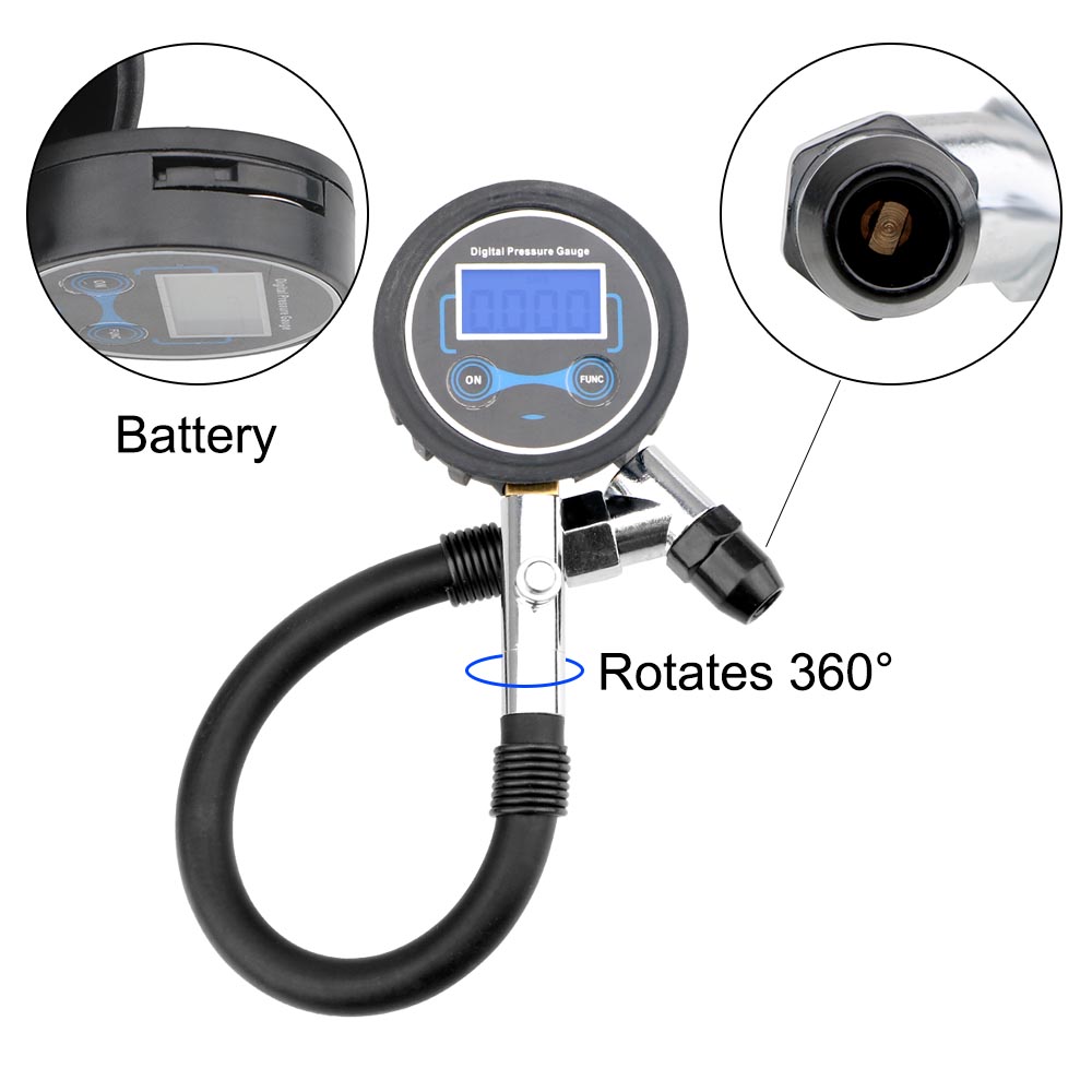 0-200Psi Tire Pressure Gauge M - Smartwatch Universal ulasan dan harga