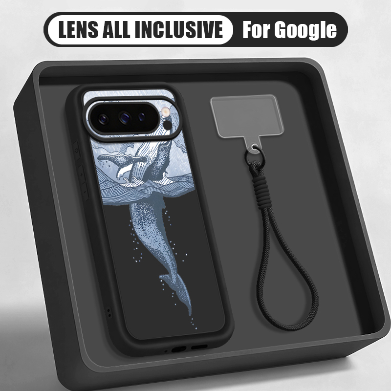 Humpback Whale Print Wrist Str - Google Pixel 8A ulasan dan harga