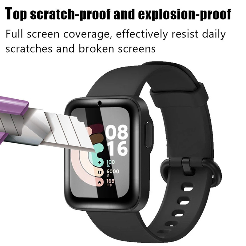 2 Pcs Tempered Glass for Redmi - Xiaomi Smartwatch Accessories ulasan dan harga
