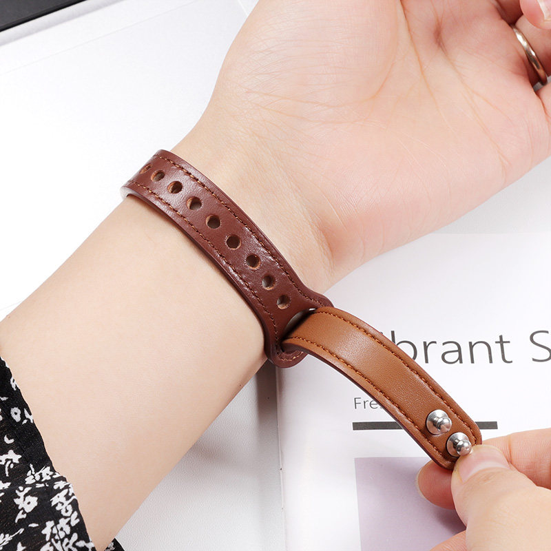 14mm Genuine Leather Strap For - Smartwatch Instagram ulasan dan harga