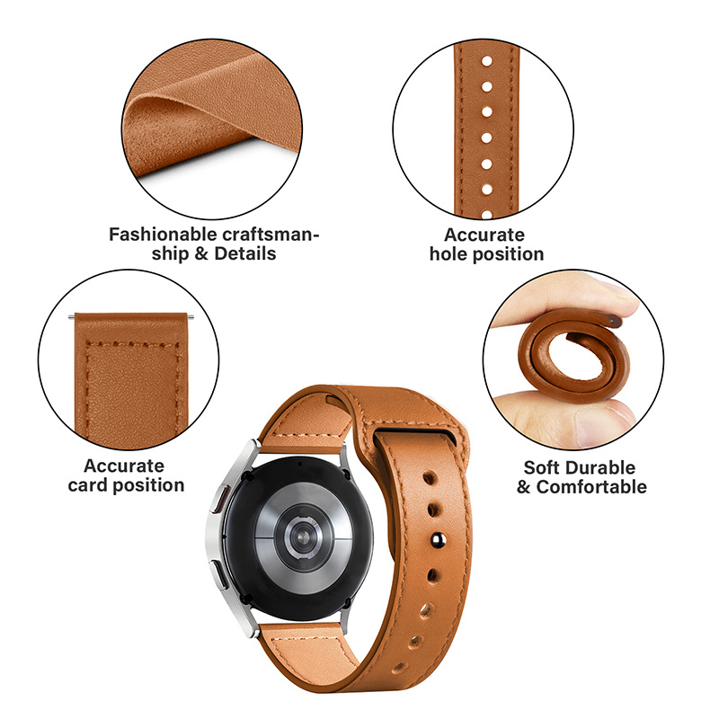 leather watch strap For Samsun - Titan Smartwatch Accessories ulasan dan harga