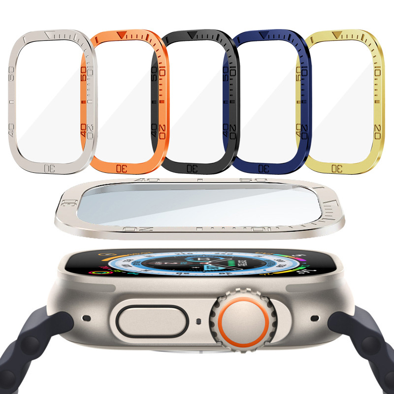 Tempered Glass for Apple Watch - Smartwatch Case ulasan dan harga