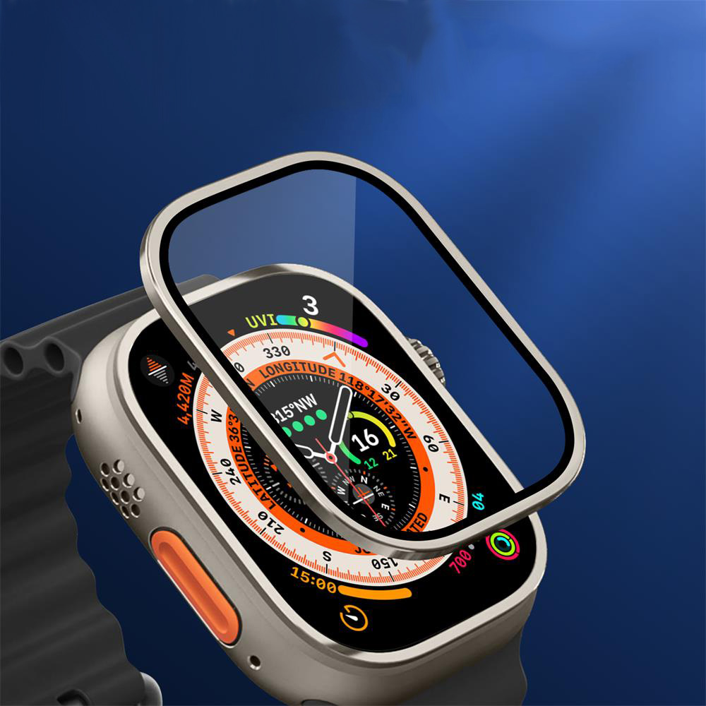 Metal Bumper+Tempered Glass Fo - Watch Case Bumper ulasan dan harga