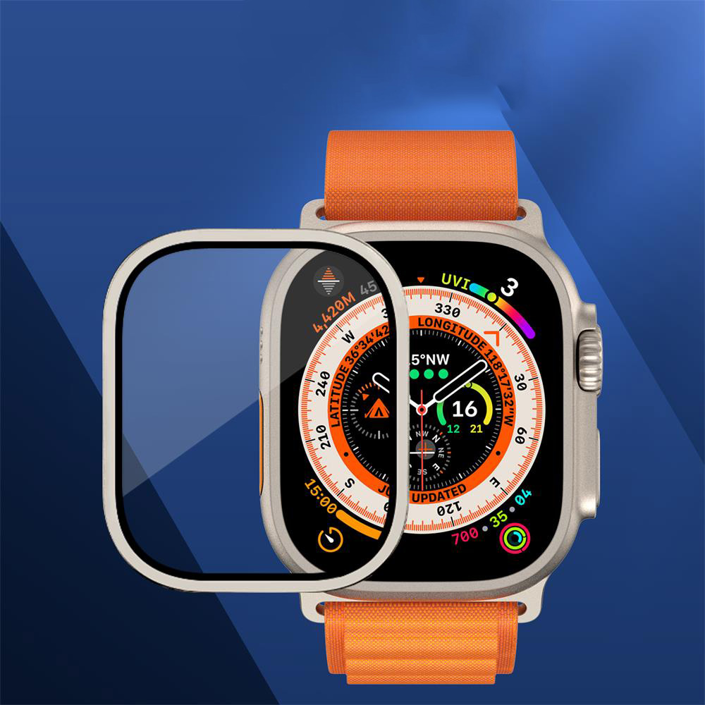 Metal Bumper+Tempered Glass Fo - Watch Case Bumper ulasan dan harga