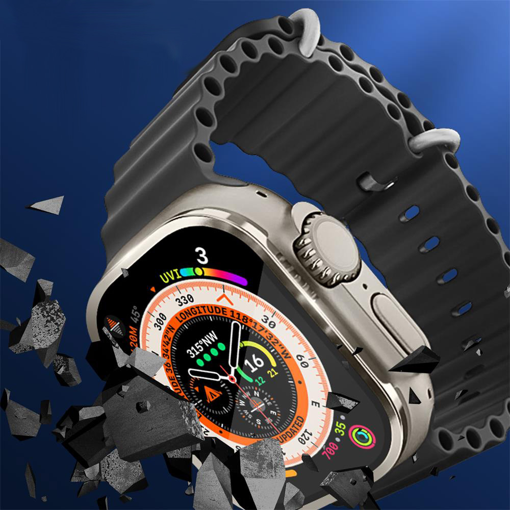 Metal Bumper+Tempered Glass Fo - Watch Case Bumper ulasan dan harga