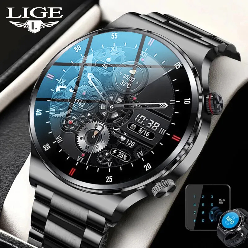 LIGE ECG+PPG Bluetooth Call Sm - Smartwatch Instagram ulasan dan harga