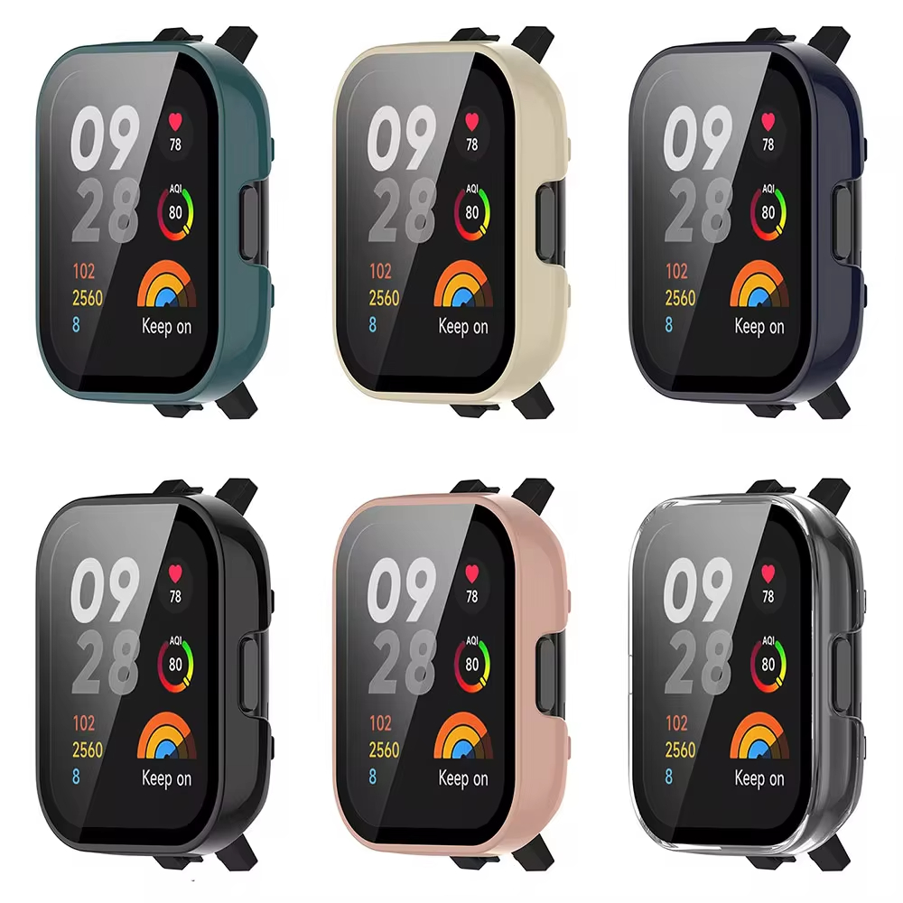 Tempered Glass+Protective Cove - Xiaomi Smartwatch Accessories ulasan dan harga