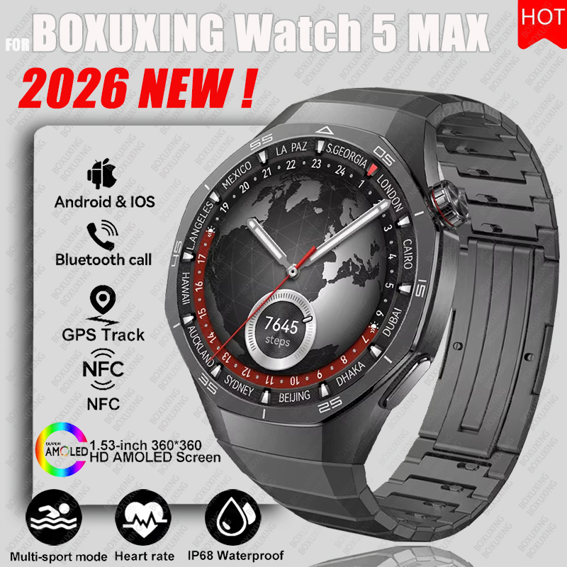 2026 New BOXUXING Watch 5 MAX  - Smartwatch Instagram ulasan dan harga