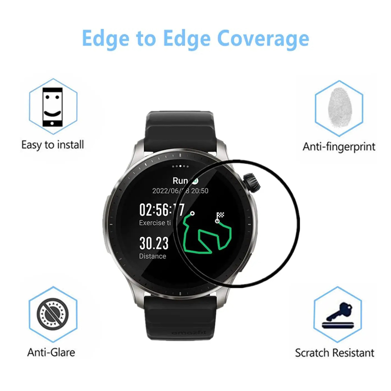 For Amazfit GTR 4 Screen Prote - Amazfit Smartwatch Accessories ulasan dan harga