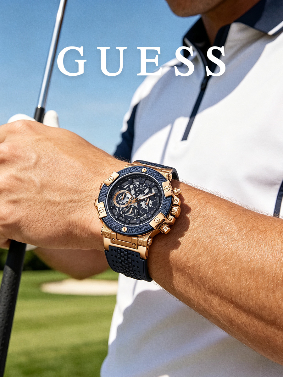 Guess Men's Watch Black Silico - Smartwatch Guess ulasan dan harga