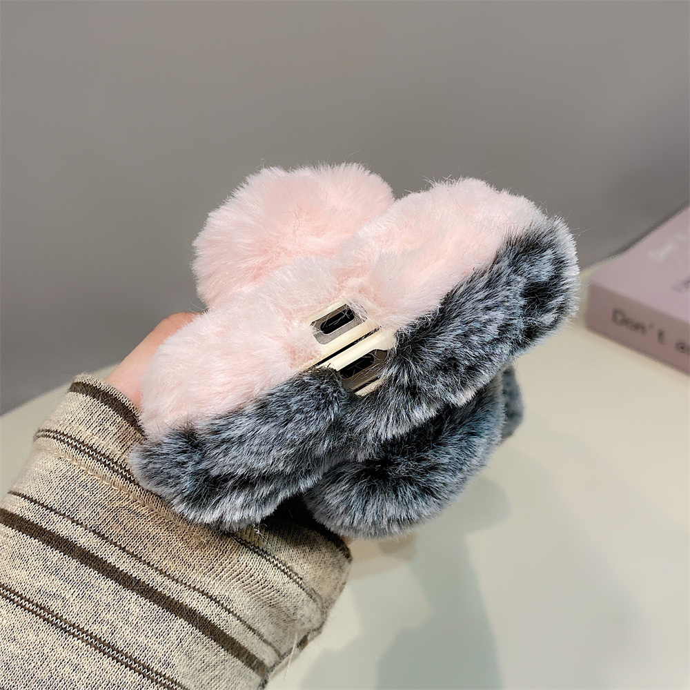 Cute Rabbit Ears Fluffy Stand  - Samsung Galaxy S25 ulasan dan harga
